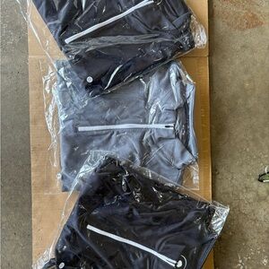 3-Pack Athletic Jackets with White Zippers